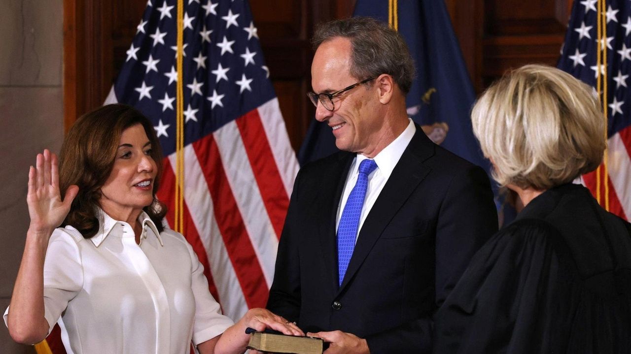 Gov. Kathy Hochul on Tuesday took a ceremonial