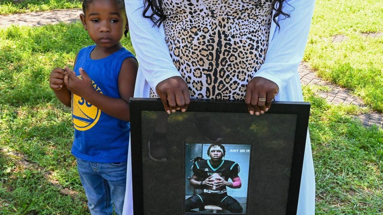 A mother mourns the loss of her son,