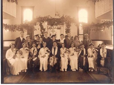 Huntington Jewish Center, 1936, Graduation Ceremony in Huntington