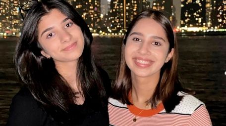 Maeryam, left, and Zahel Nasari recently raised $1,500