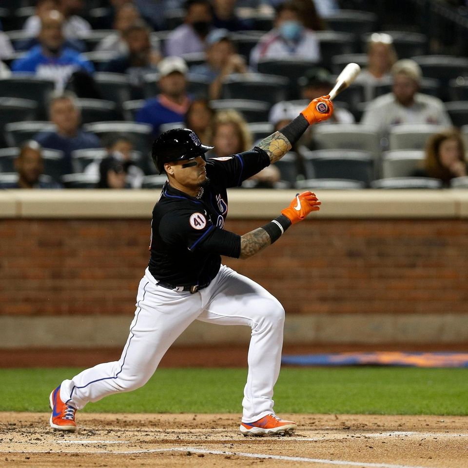 Javier Baez #23 of the New York Mets