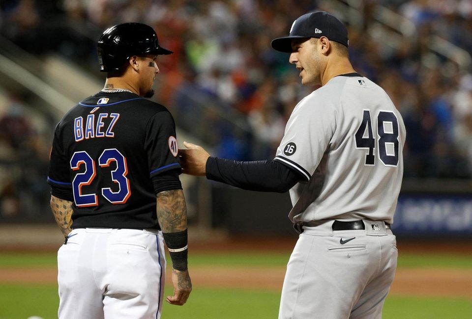Javier Baez #23 of the New York Mets