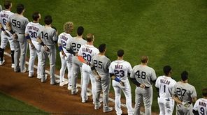 New York Mets and New York Yankees players