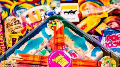 Try the candy sushi at Sweetie's Candy Cottage.