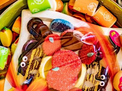 Some of the candy selection at Sweetie's Candy