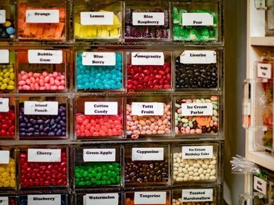 Some of the candy selection at Sweetie's Candy