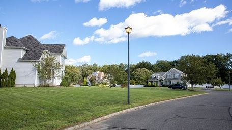 Houses on James Way in Middle Island.