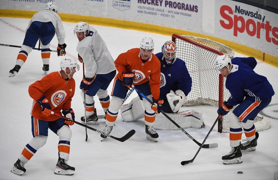 New York Islanders skate during training camp
