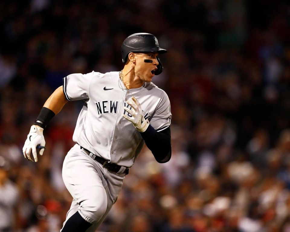 Aaron Judge of the New York Yankees hits