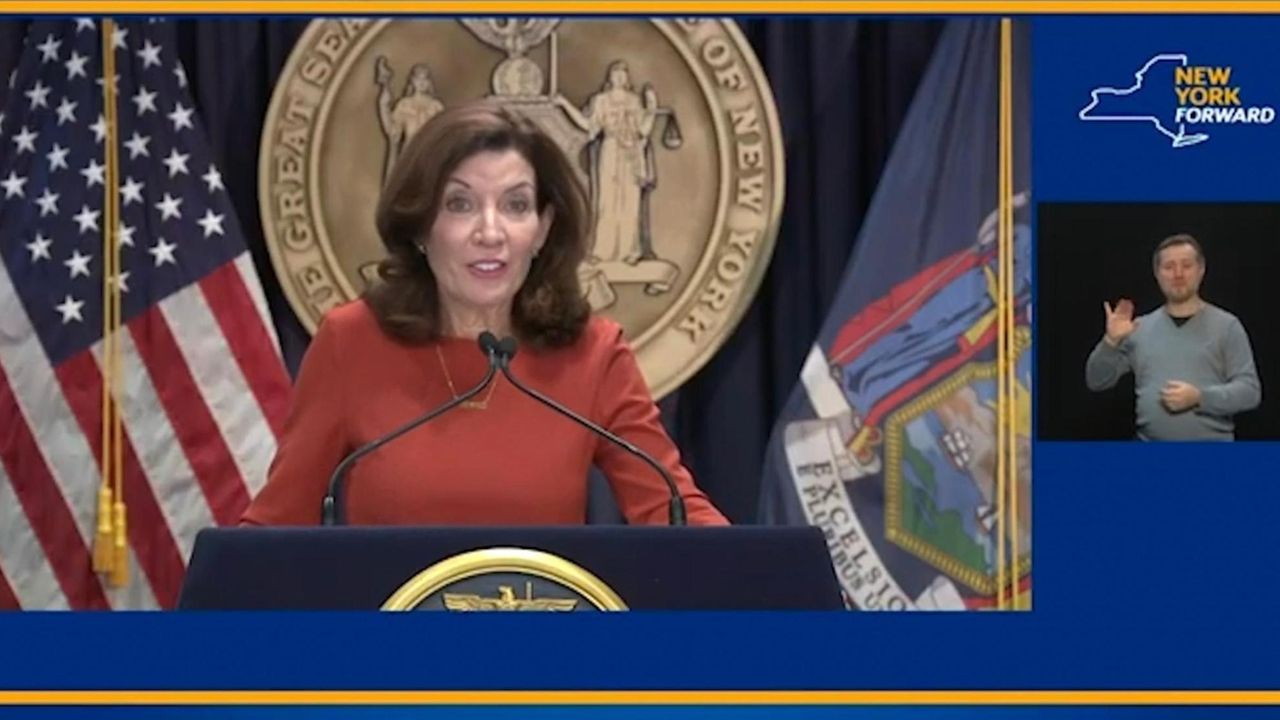 On Thursday, Gov. Kathy Hochul says she's confident a judge will rule