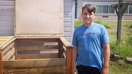 James Graham, an eighth-grader at West Babylon Junior