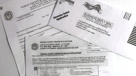 This is the application for an absentee ballot