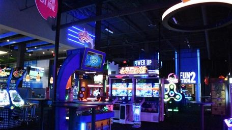 The arcade at Dave and Buster's, which opened