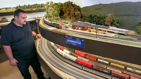 A member of the West Island Model Railroad
