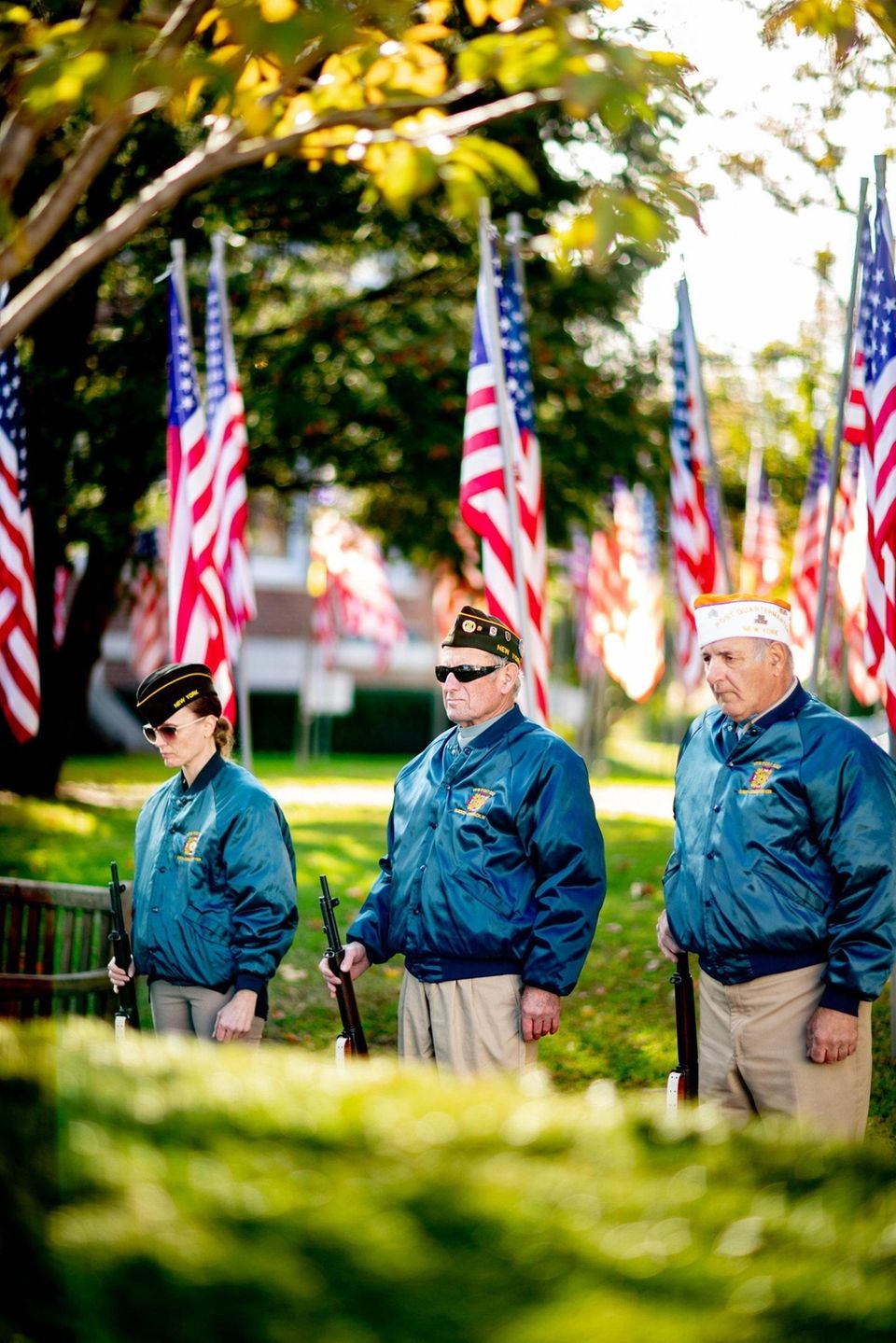 Army veterans from VF post 9263 (Elwood and