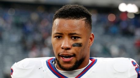 Saquon Barkley of the New York Giants after