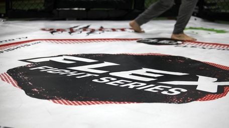 The Flex Fight Series octagon at The Sports