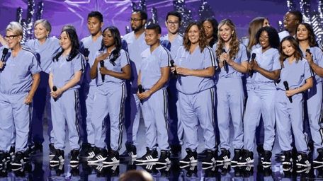 The Northwell Health Nurse Choir, finalists in ABC's