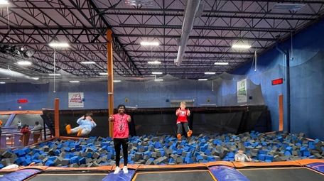 Sky Zone offers a wide variety of trampolines
