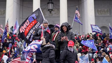 Protesters storm the U.S. Capitol and halt a