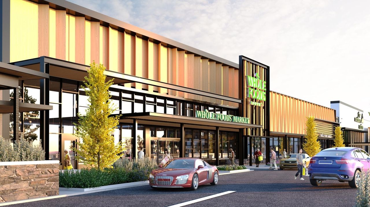 Huntington Shopping Center, gaining Whole Foods, to lose three tenants