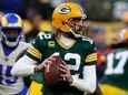 Packers quarterback Aaron Rodgers throws a pass during