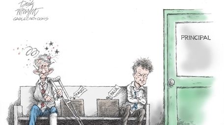 Fauci - Rand Fight by Dick Wright, PoliticalCartoons.com