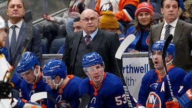 Head coach Barry Trotz of the New York