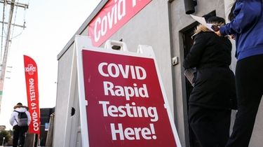 COVID-19 tests are offered at an urgent care