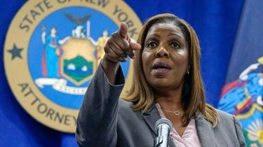 New York Attorney General Letitia James acknowledges questions