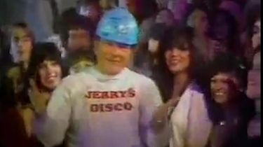 TV commercial for "Jerry's Disco," an offshoot of