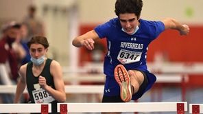 Angelo Confort of Riverhead competes in the boys