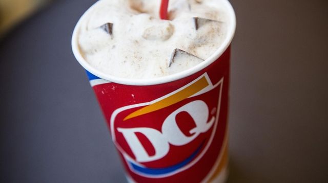 A S'mores flavored blizzard is seen at