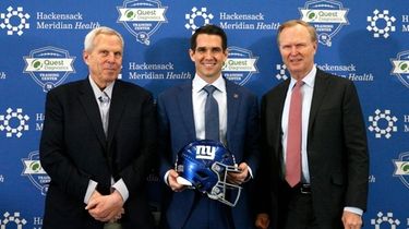 The Giants introduced their new general manager Joe