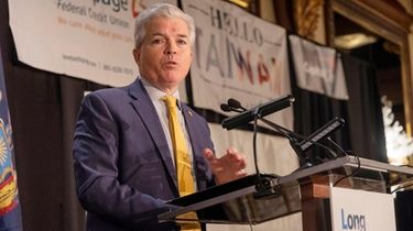 Democratic Suffolk County Executive Steve Bellone on Wednesday