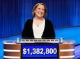 Amy Schneider, who's reign as a "Jeopardy!" champ