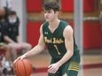 Ward Melville's Tommy Engel moves the ball in