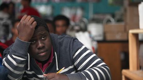 Cashus Saydee, 16, a student at Lincoln High