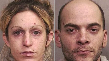 Megan Yanolatos, 31, of Bellmore, and her boyfriend,