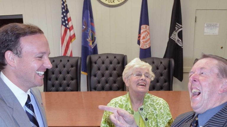 Islip Town Supervisor Tom Croci meets with Tom
