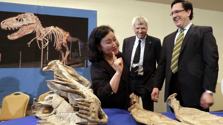 Mongolia's director of their natural history museum Bolortsetseg