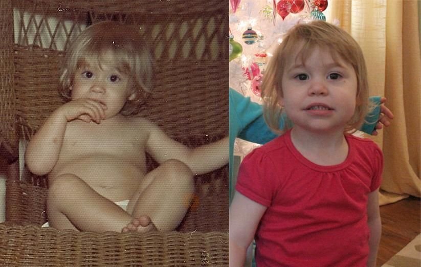I am on the left when I was