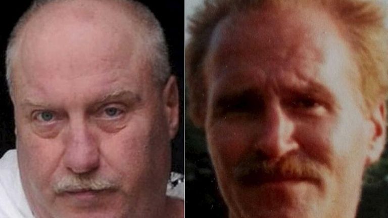 Left, John Beaumont, 54, of West Babylon, on