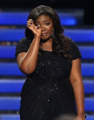 Season 12 winner Candice Glover reacts at the