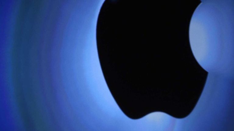 Tim Cook, Apple CEO, on stage at the