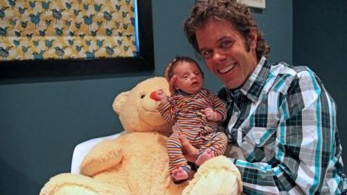 Celebrity blogger Perez Hilton became a father when
