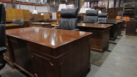The office furniture from the Manhattan offices of