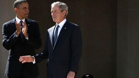 George W. Bush and President Barack Obama