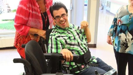 Vinny Pinello, whose $17,000 customized wheelchair was stolen