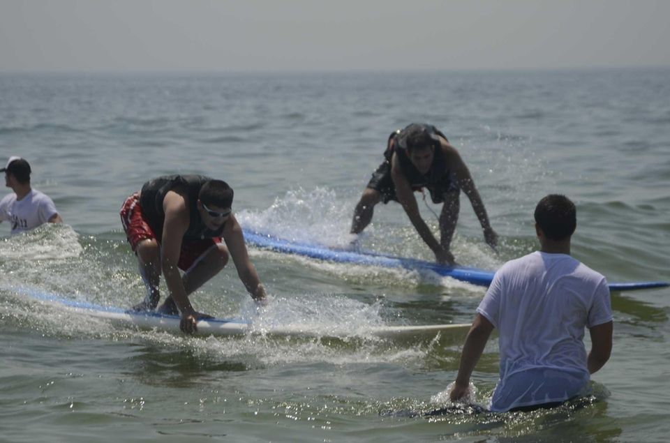 Members of Camp Abilities, an athletic camp for